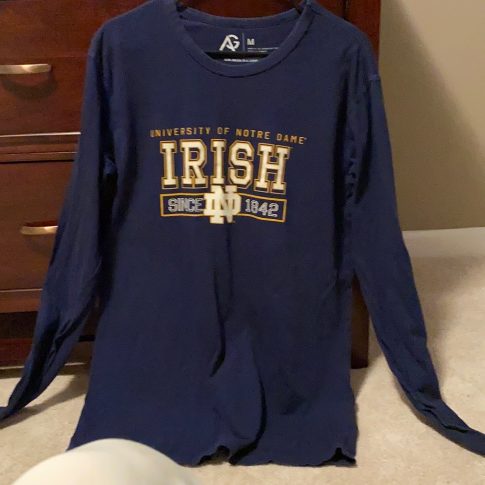 Norte dame t shirt long sleeve